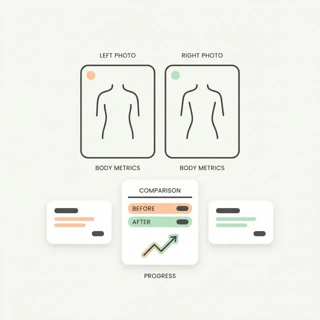 Abstract vector illustration of the Deep Dive Compare feature