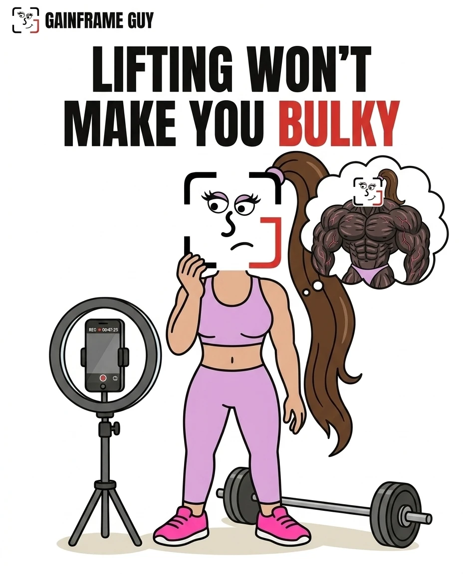 Lifting Won't Make You Bulky