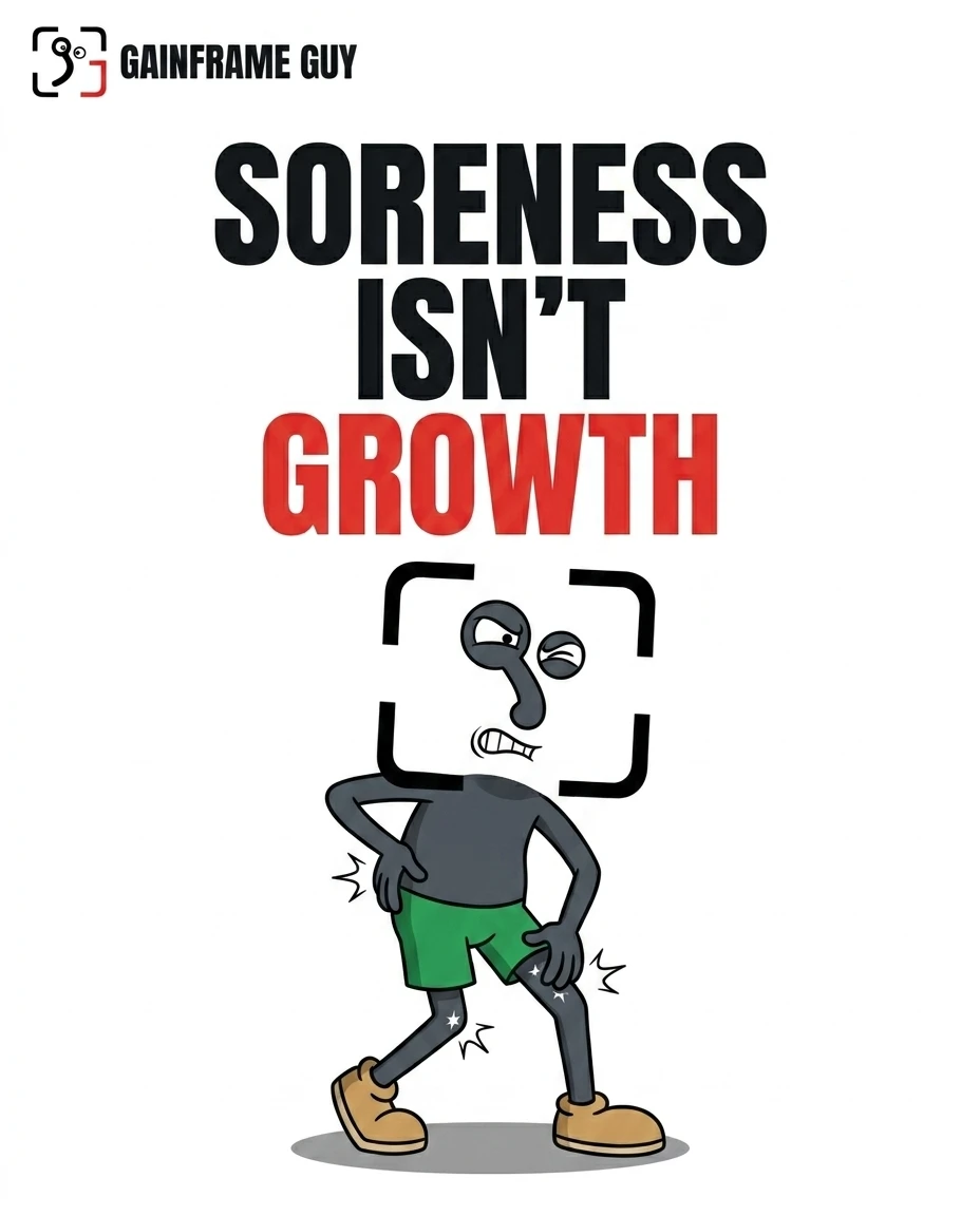 Soreness Isn't Growth