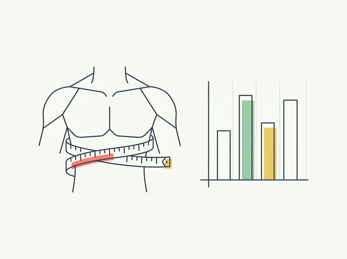 The average chest size for men, a realistic chest measurement chart by height and training level, whether a 40-inch chest is big, and how to measure correctly.