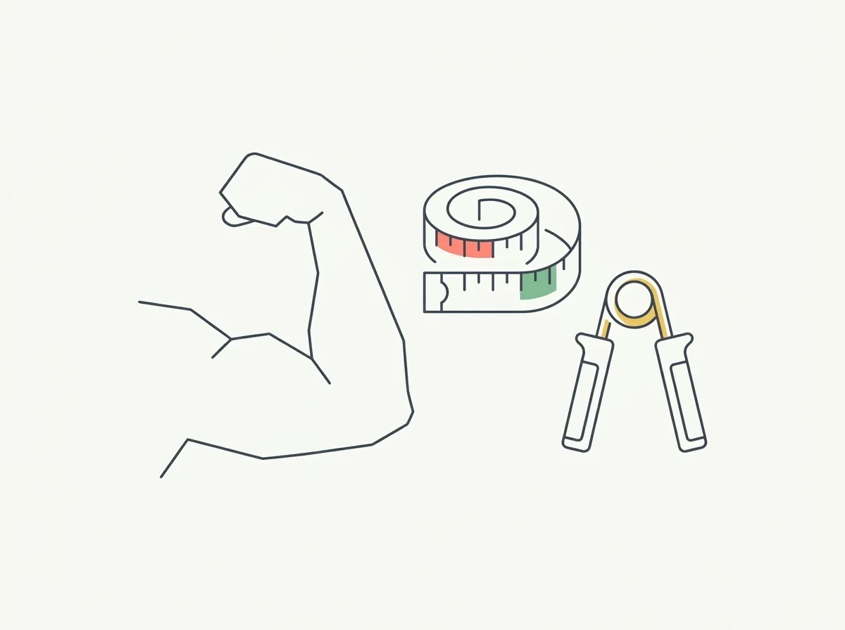 The average forearm size for men, forearm-to-bicep proportion, why forearms resist growth for so many lifters, what actually builds them, and how to measure.