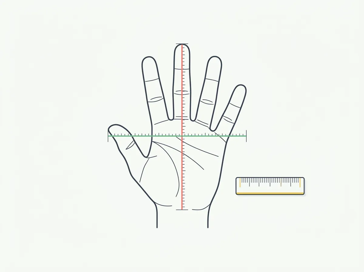 The average hand size for men and women, how to measure length versus span correctly, how hand size scales with height, and what it does and doesn't mean for grip strength.