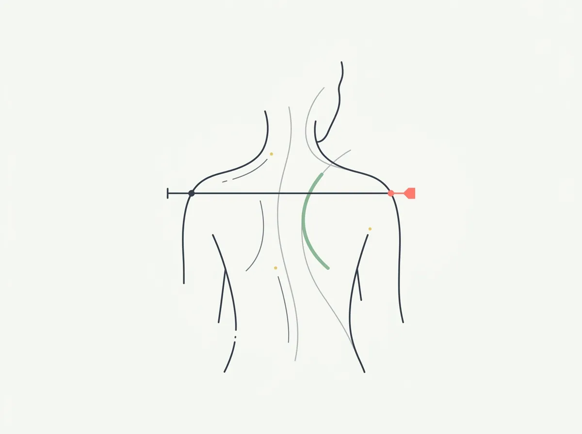 The average female shoulder width — biacromial breadth vs circumference, what actually makes shoulders read as broad, and which parts training can and can't change.