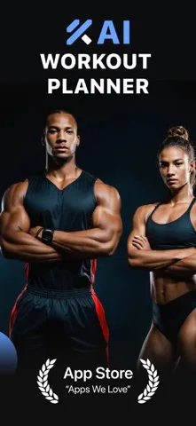 FitnessAI publisher screenshot illustrating its personalized workout-planning interface