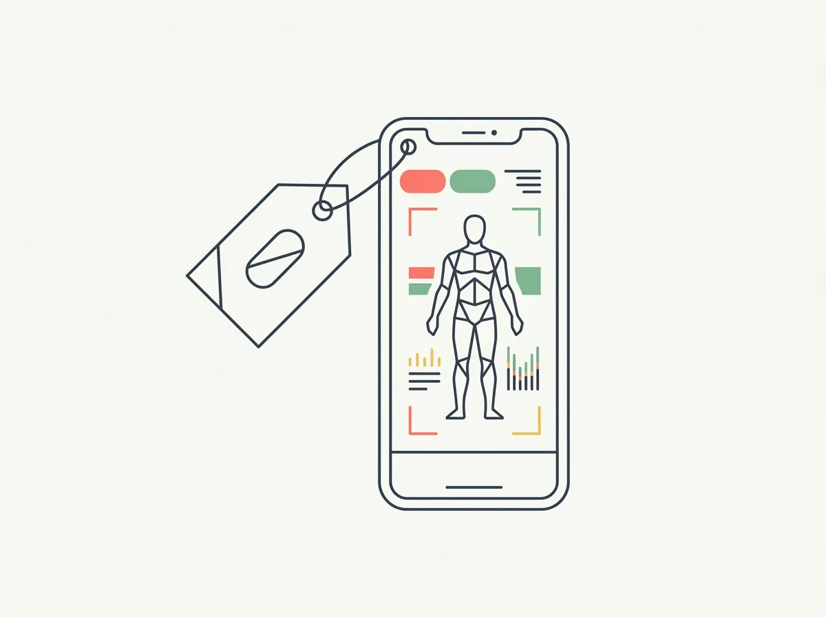 The best free body fat apps in 2026, with the free tier spelled out for each one — hard caps, trial paywalls, ad-supported scans, and the two methods that stay free forever.