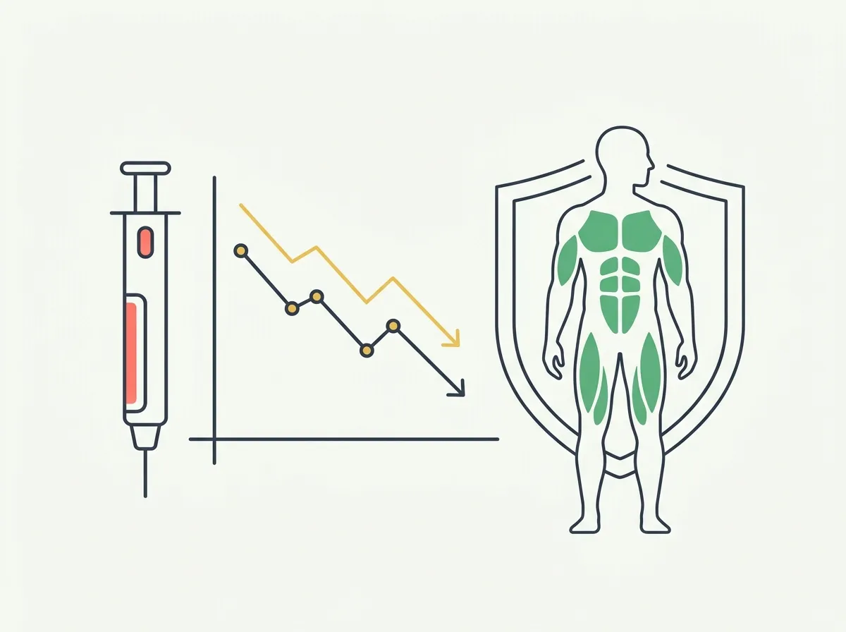 The best apps for tracking muscle on GLP-1 medications in 2026 — photo analysis, lean-mass scales, protein trackers, and strength logs to protect muscle while losing fat.