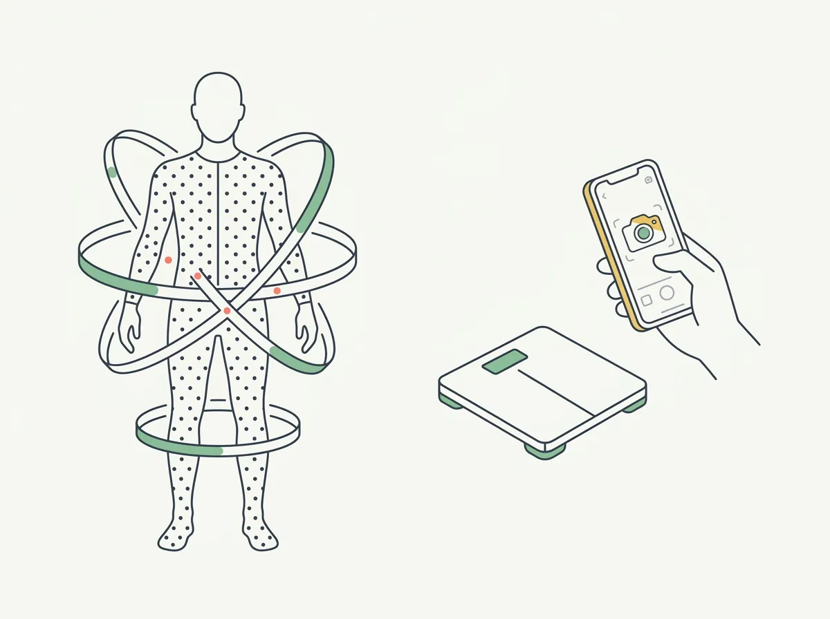The best ZOZOFIT alternatives in 2026 — free 3D body scan apps, AI photo analysis, smart scales, and manual trackers compared on price, method, and accuracy.