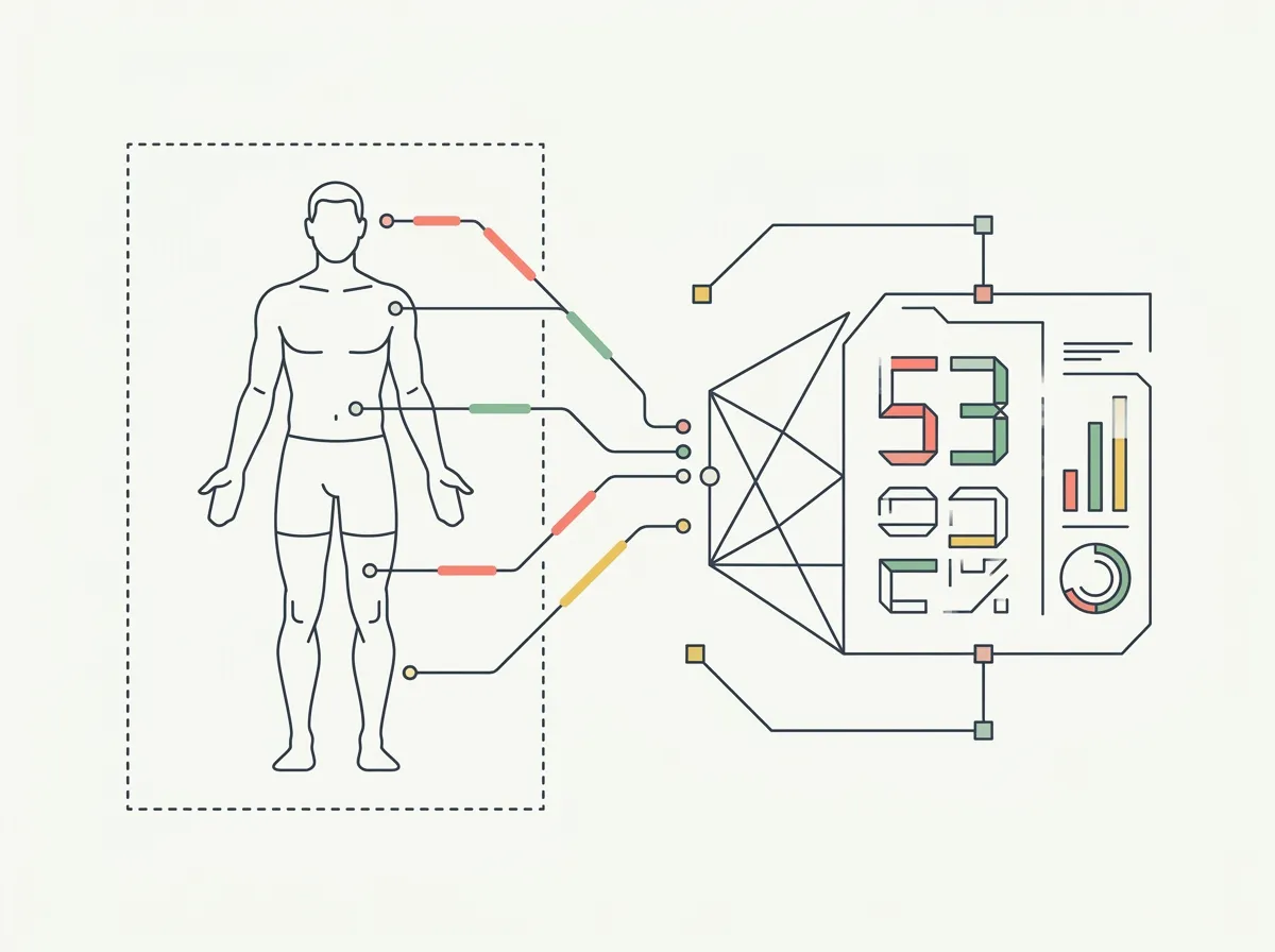 How AI estimates body fat percentage from a single photo — the visual markers it reads, how accurate it is versus DEXA, how it compares to other methods, and how to do it right for consistent tracking.