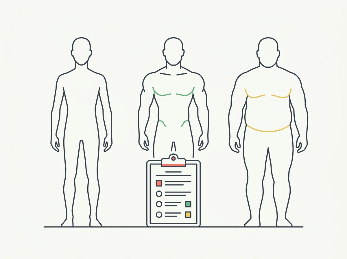 A six-question body type quiz scoring ectomorph, mesomorph, or endomorph tendencies — plus the honest history of somatotypes and what your result should change.