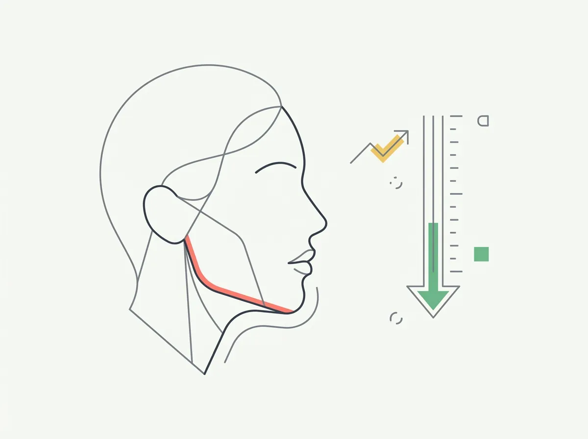 Face fat tracks overall body fat — you can't spot-reduce it, but for many men the face changes first in a deficit. The BF% landmarks, the double-chin nuance, and what actually works.