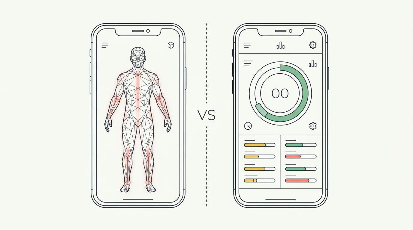 An honest FitnessAI BodyScan review and comparison with GainFrame — how the 3D camera scan works, accuracy, real cost, and which body composition app is right for lifters in 2026.