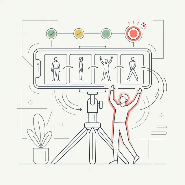 How to Take Progress Photos in 60 Seconds