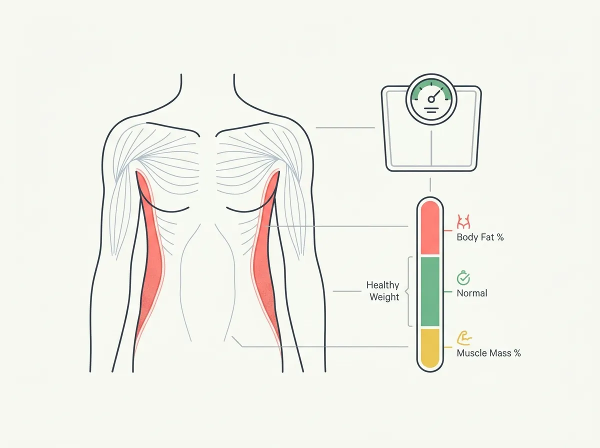 Skinny fat is a body composition problem — normal weight, hidden fat, low muscle. Learn the physical signs, the measurements that actually reveal it, and how to track real progress.