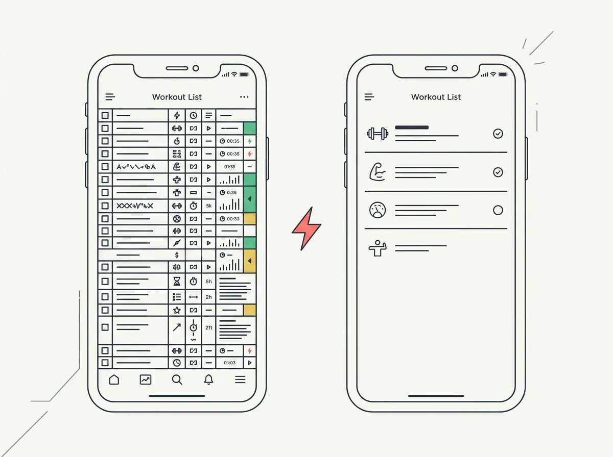 Jefit vs Hevy compared honestly — exercise databases, free tiers, interface, ads, and pricing. Which workout tracker fits your training in 2026.