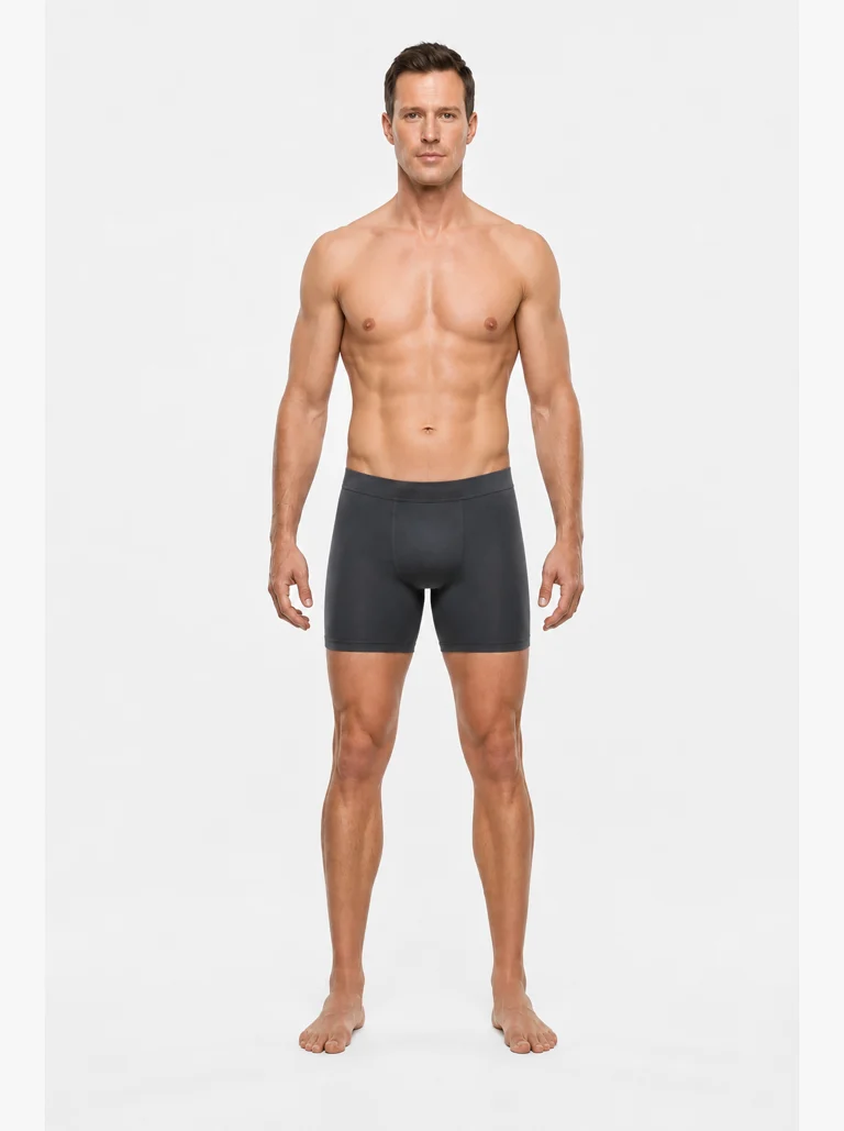 11 percent male body composition, front view