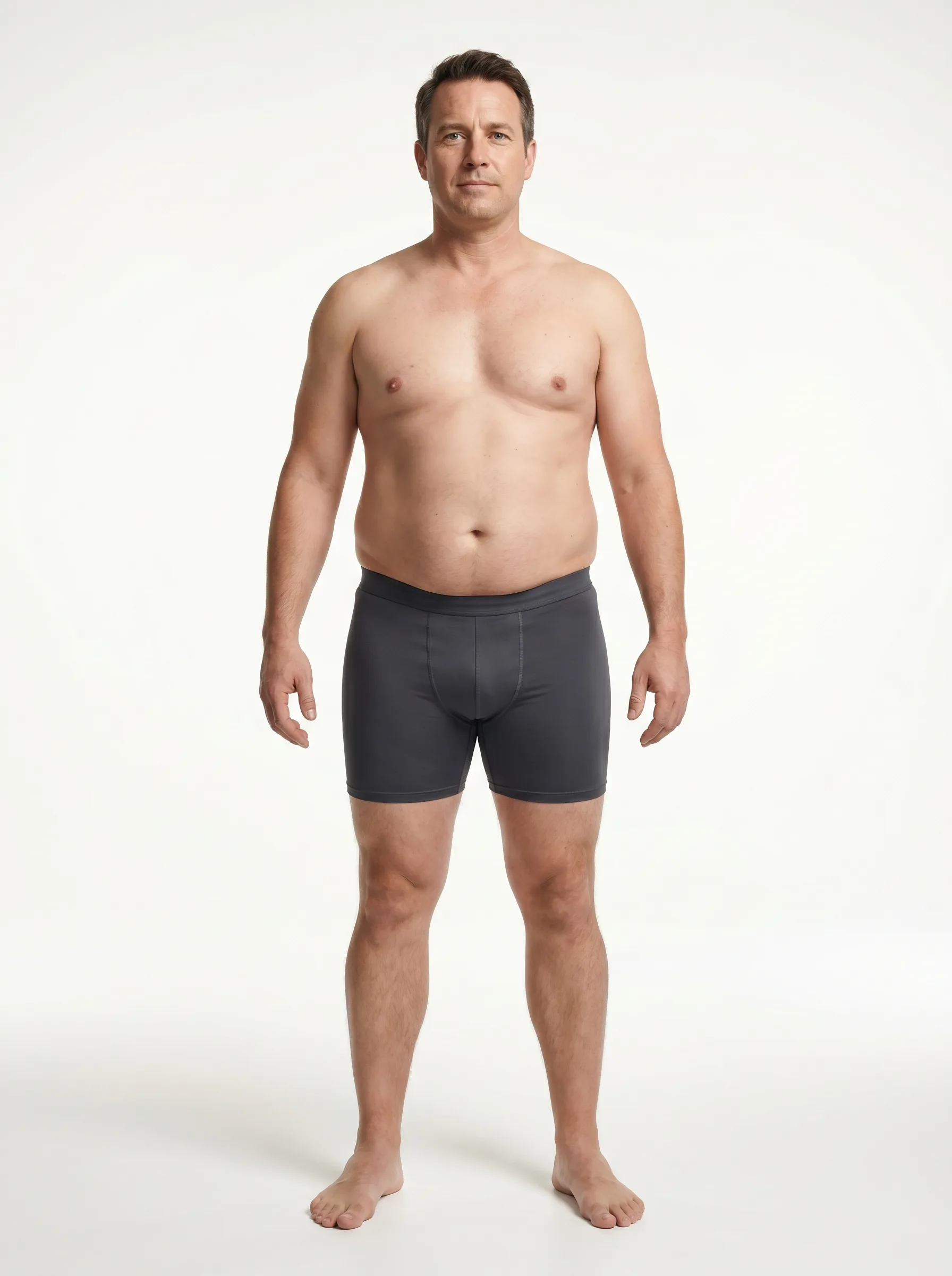 30% body fat man